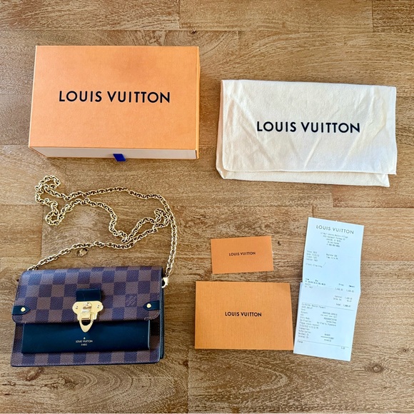 Louis Vuitton Damier Ebene Vavin Wallet on Chain - Picture 2 of 15